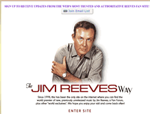 Tablet Screenshot of jim-reeves.com